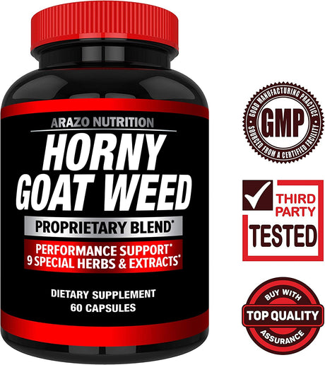 Arazo Nutrition Horny Goat Weed 60 Capsulas