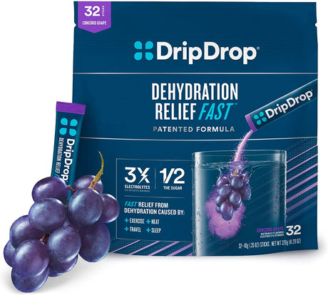 DripDrop Hydration Electrolyte Powder Packets 32 Paquetes