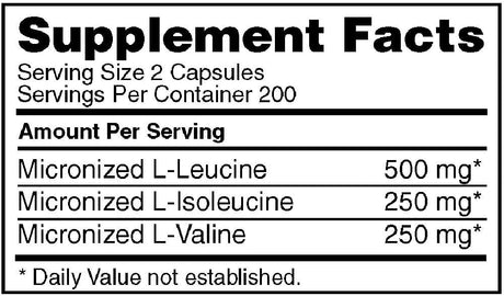 Optimum Nutrition BCAA 400 Capsulas - The Red Vitamin