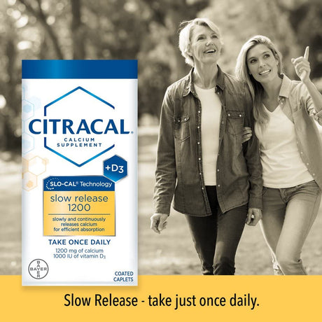 Citracal Slow Release Calcium 1200Mg. 80 Tabletas