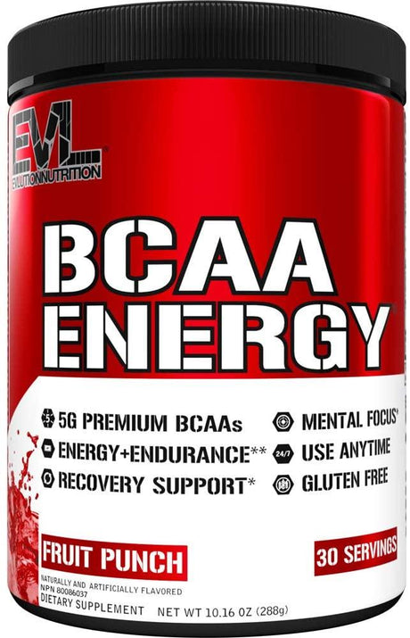 Evlution Nutrition BCAA Energy 65 Servicios - The Red Vitamin