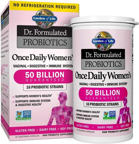 Garden of Life Dr. Formulated Probiotics for Women 30 Capsulas - The Red Vitamin MX