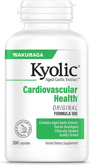 Kyolic Aged Garlic Extract Formula 100 Original Cardiovascular 200 Capsulas