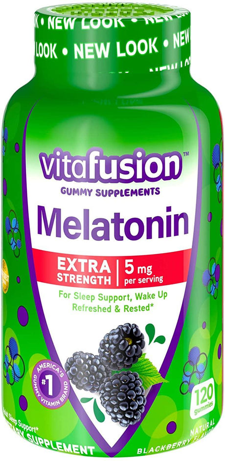 Vitafusion Extra Strength Melatonin Gummies 5Mg. 120 Gomitas - The Red Vitamin