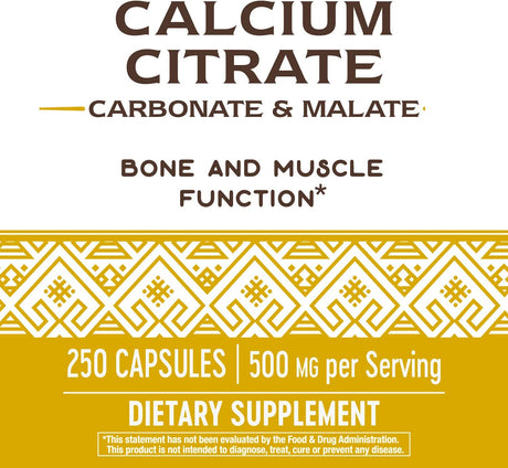 Nature's Way Calcium Citrate Complex 250 Capsulas