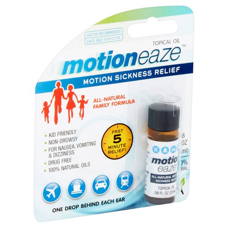 Motioneaze Motion Sickness Relief Topical Oil 2.5Ml.