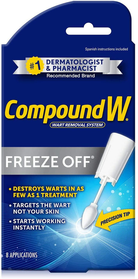 Compound W Freeze Off Wart Remover 8 Aplicaciones - The Red Vitamin