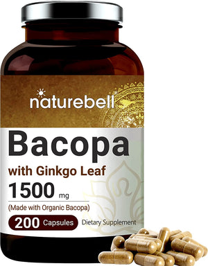 NatureBell Bacopa With Ginkgo Leaf 750Mg. 120 Capsulas