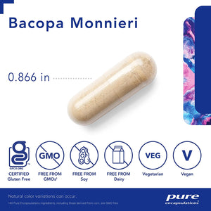 Pure Encapsulations Bacopa Monnieri 180 Capsulas