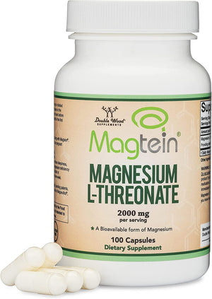 Double Wood Supplements Magnesium L Threonate 2000Mg. 100 Capsulas