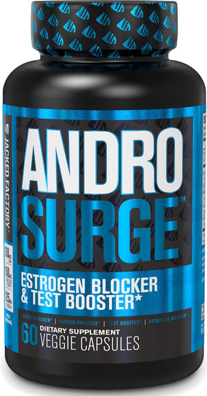 Jacked Factory ANDRO SURGE Estrogen Blocker Testosterone Booster 60 Capsulas