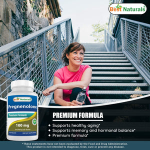 Best Naturals Pregnenolone 100Mg. 120 Tabletas