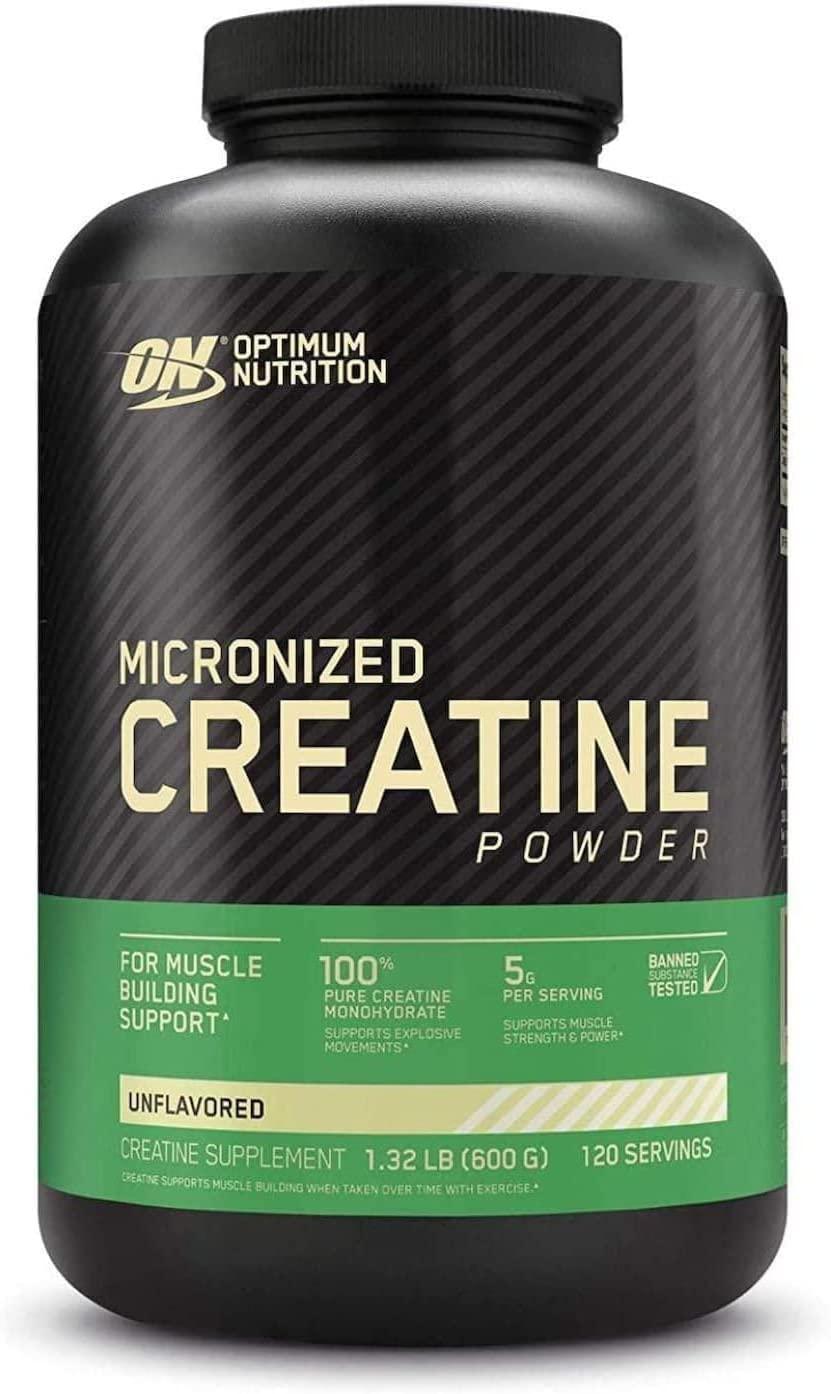 Optimum Nutrition Micronized Creatine Monohydrate Powder 120 Servicios - The Red Vitamin MX