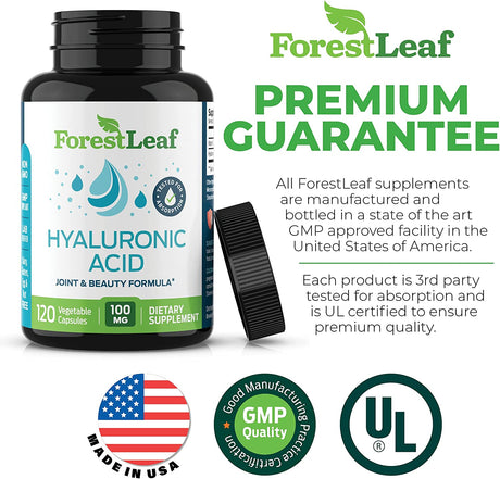 Forest Leaf Hyaluronic Acid 120 Capsulas