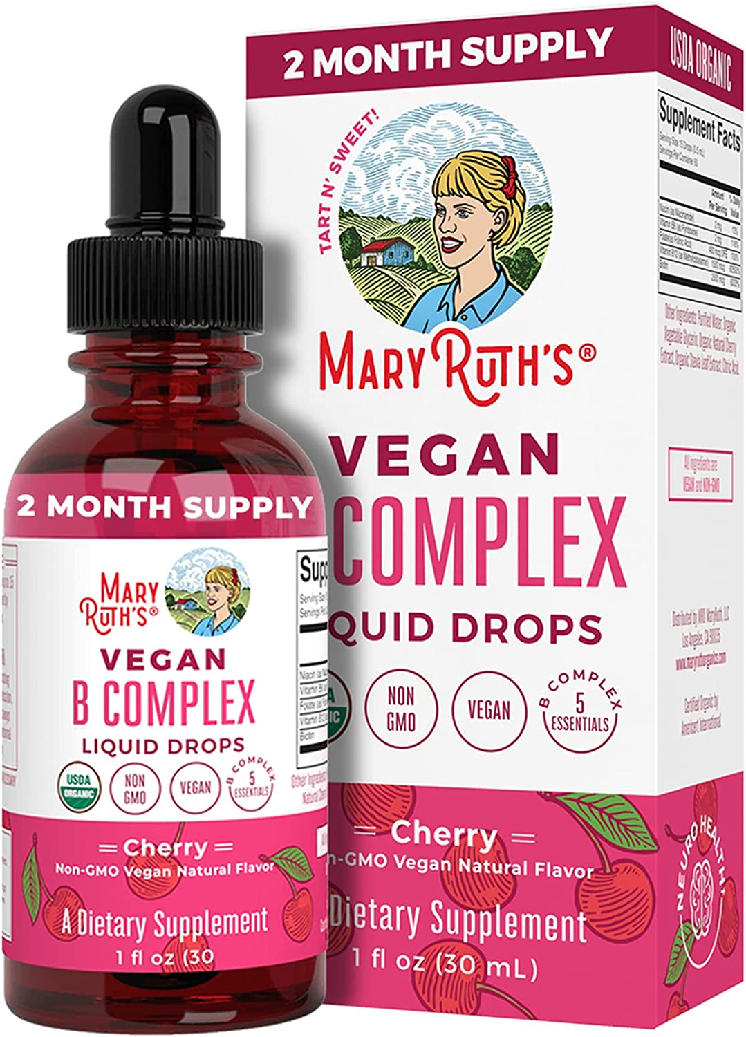 Mary Ruth Organics B Complex 1Oz.