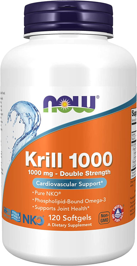NOW Supplements Neptune Krill Double Strength 1000Mg.