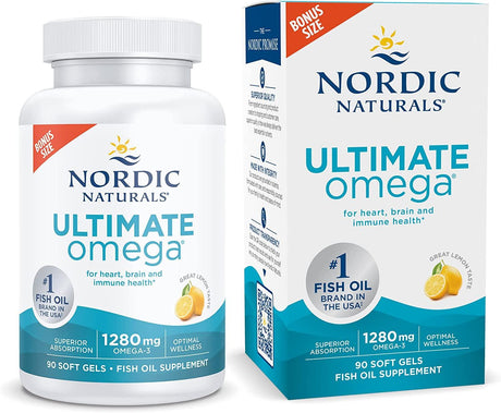Nordic Naturals Ultimate Omega 90 Capsulas Blandas - The Red Vitamin MX