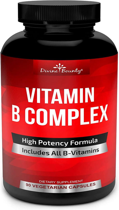 Divine Bounty Super B Complex 90 Capsulas - The Red Vitamin MX