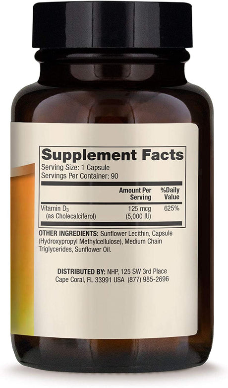 Dr. Mercola Liposomal Vitamin D3 5,000IU 90 Capsulas