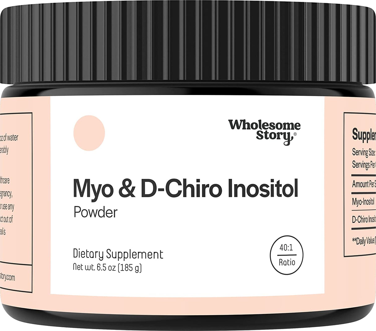 Wholesome Story Myo-Inositol & D-Chiro Inositol Powder 6.5Oz.