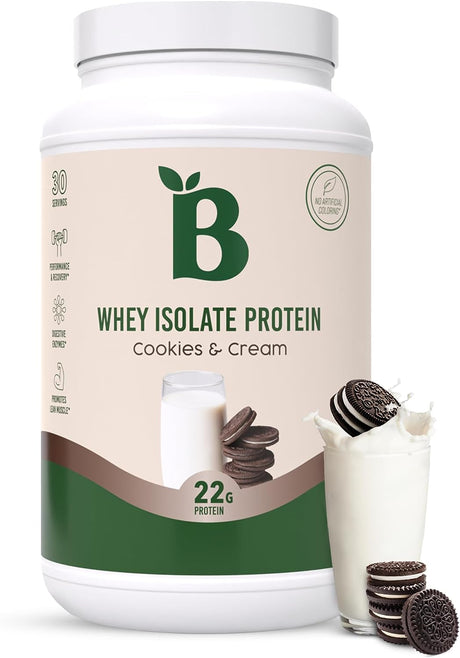 Bloom Nutrition Whey Isolate Protein Powder 30 Servicios
