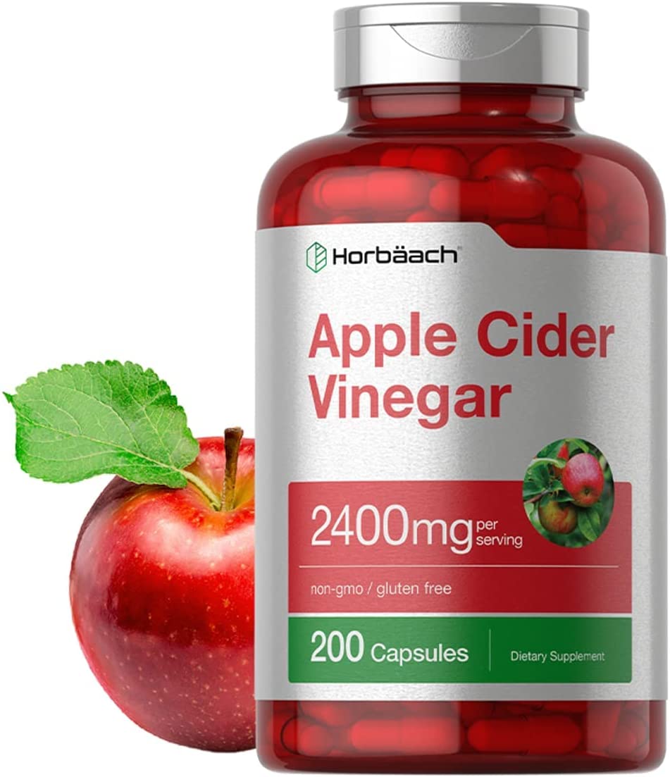 Horbaach Apple Cider Vinegar 2400Mg. 200 Capsulas