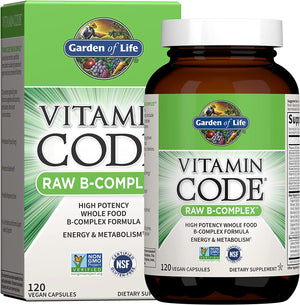 Garden of Life Vitamin Code Raw B Complex 120 Capsulas