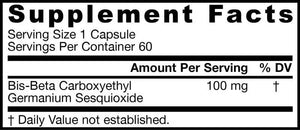 JARROW FORMULAS - Jarrow Formulas Germanium GE-132 100Mg. 60 Capsulas - The Red Vitamin MX - Suplementos Alimenticios - {{ shop.shopifyCountryName }}