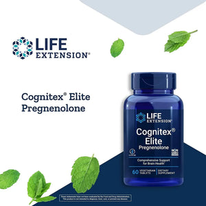 LIFE EXTENSION - Life Extension Cognitex Elite Pregnenolone 60 Tabletas - The Red Vitamin MX - Suplementos Alimenticios - {{ shop.shopifyCountryName }}