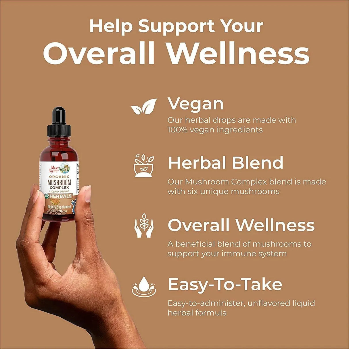 MARY RUTH ORGANICS - Mary Ruth Organics Mushroom Complex 1Oz. - The Red Vitamin MX - Suplementos Alimenticios - {{ shop.shopifyCountryName }}