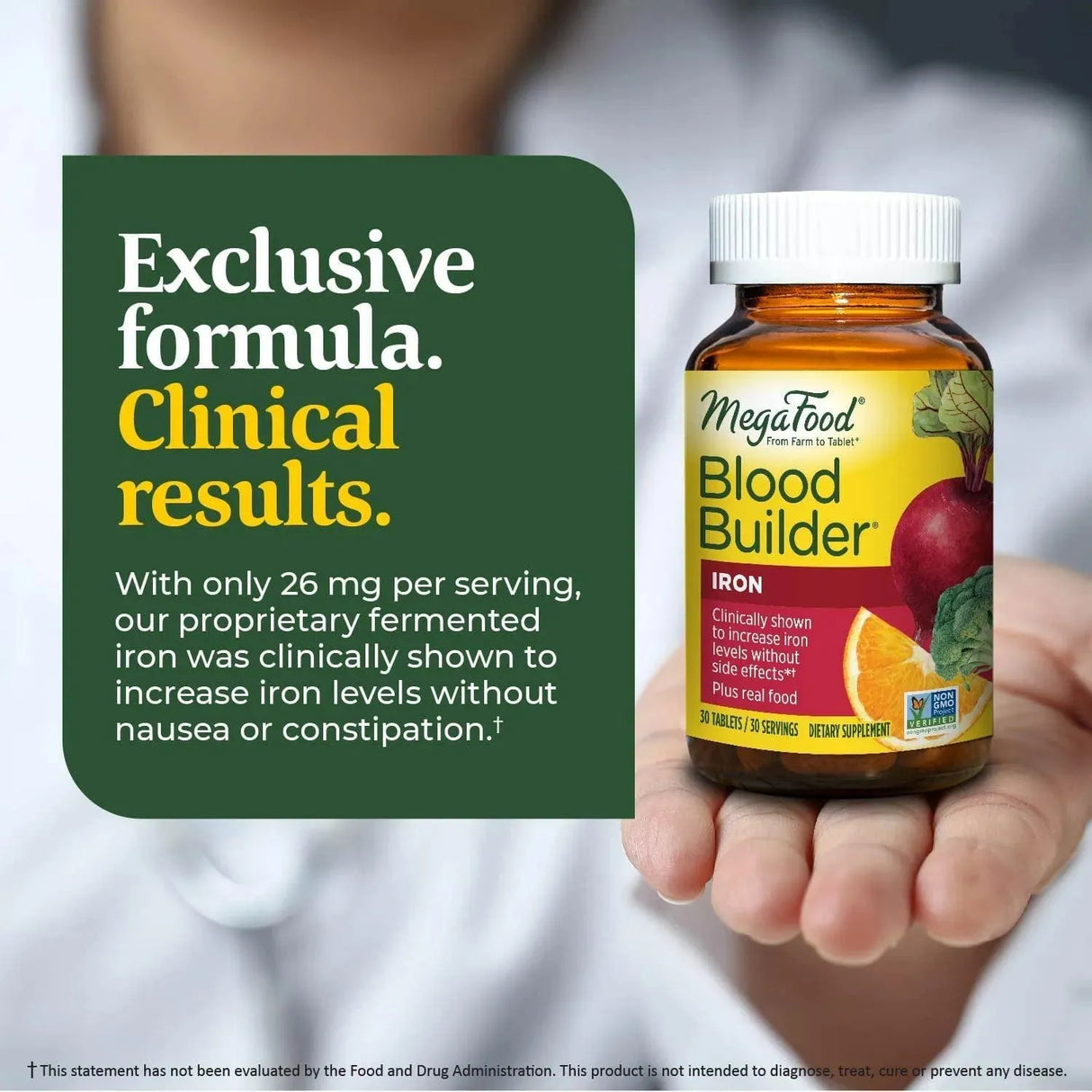 MEGAFOOD - MegaFood Blood Builder Iron Supplement 180 Tabletas - The Red Vitamin MX - Suplementos Alimenticios - {{ shop.shopifyCountryName }}