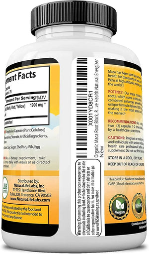 NATURALIFE LABS - Naturalife Labs Maca 1900Mg. 150 Capsulas - The Red Vitamin MX - Suplementos Alimenticios - {{ shop.shopifyCountryName }}