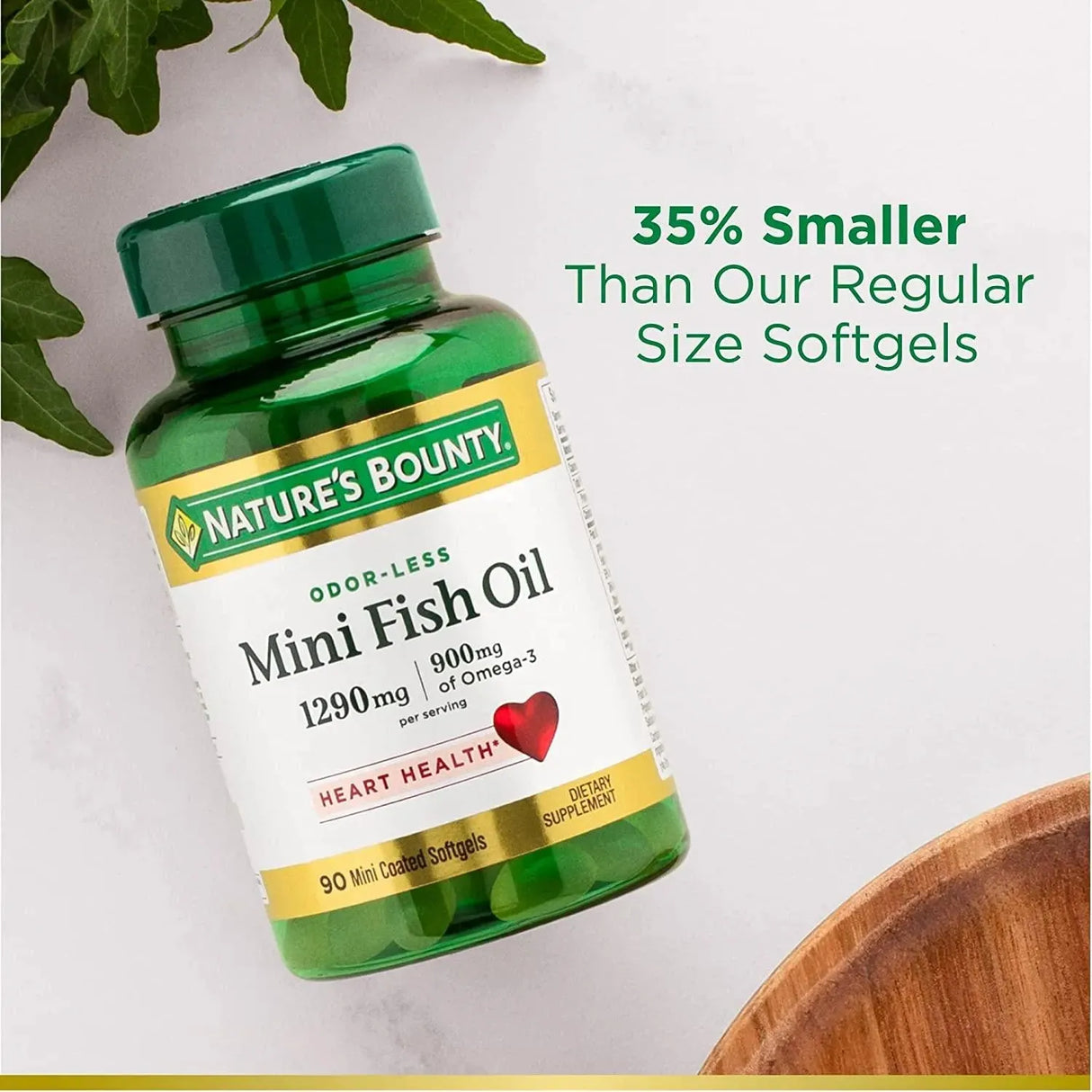NATURE'S BOUNTY - Nature's Bounty Mini Fish Oil 1290 Mg. 90 Capsulas Blandas Sin Olor - The Red Vitamin MX - Suplementos Alimenticios - {{ shop.shopifyCountryName }}