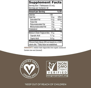 NATURE'S WAY - Nature's Way Organic MCT Oil 480Ml. - The Red Vitamin MX - Suplementos Alimenticios - {{ shop.shopifyCountryName }}