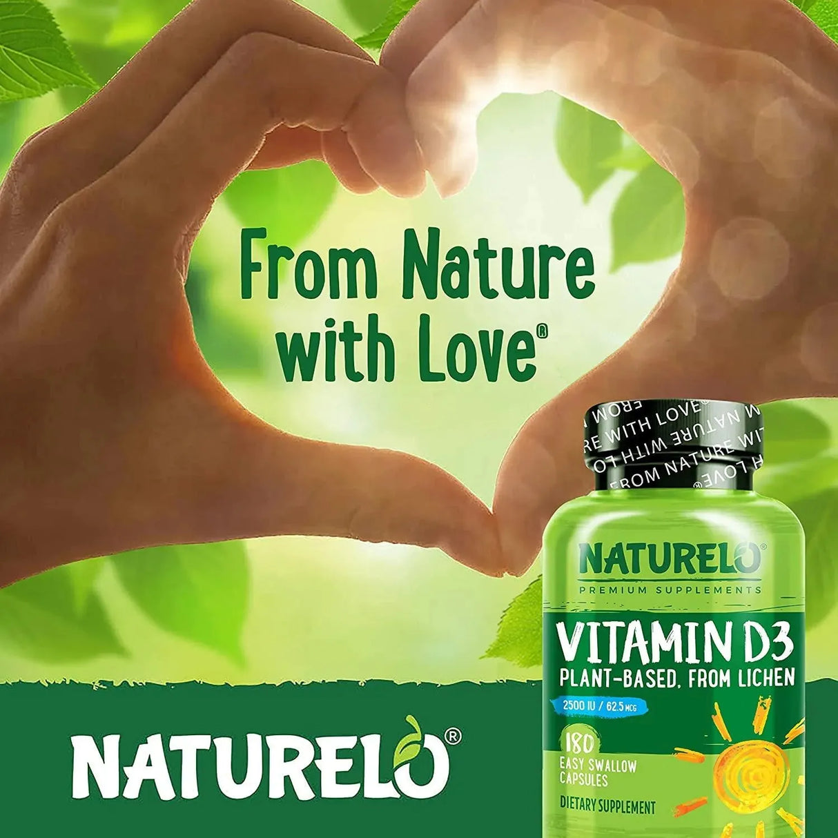 NATURELO - NATURELO Vitamin D3 2,500IU 180 Capsulas - The Red Vitamin MX - Suplementos Alimenticios - {{ shop.shopifyCountryName }}