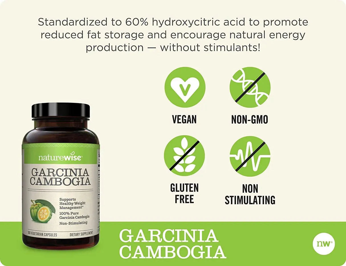 NATUREWISE - Naturewise Garcinia Cambogia 180 Capsulas - The Red Vitamin MX - Suplementos Alimenticios - {{ shop.shopifyCountryName }}