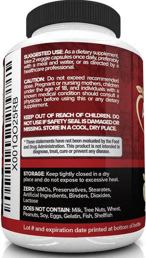 NUTRIVEIN - Nutrivein Apple Cider Vinegar 1600Mg. 120 Capsulas - The Red Vitamin MX - Suplementos Alimenticios - {{ shop.shopifyCountryName }}