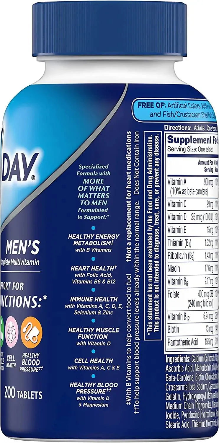 ONE A DAY - One A Day Men’s Multivitamin 200 Tabletas - The Red Vitamin MX - Suplementos Alimenticios - {{ shop.shopifyCountryName }}