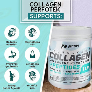 PERFOTEK - Perfotek Hydrolyzed Collagen Peptides 1Lb. - The Red Vitamin MX - Suplementos Alimenticios - {{ shop.shopifyCountryName }}