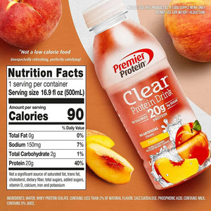 PREMIER PROTEIN - Premier Protein Clear Drink 20g Protein Keto Friendly 16.9Oz. 12 Pack - The Red Vitamin MX - Suplementos Alimenticios - {{ shop.shopifyCountryName }}
