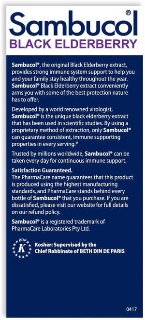 SAMBUCOL - Sambucol Black Elderberry Jarabe 7.8Oz. - The Red Vitamin MX - Suplementos Alimenticios - {{ shop.shopifyCountryName }}