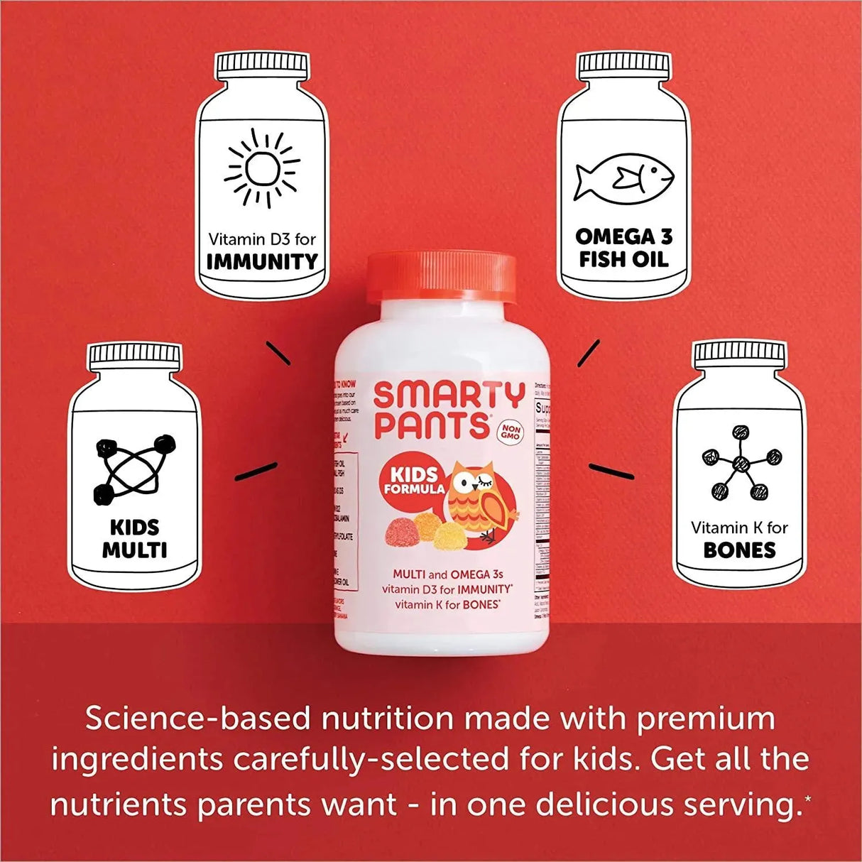 SMARTYPANTS - SmartyPants Kids Formula Daily Vitamins 120 Gomitas - The Red Vitamin MX - Suplementos Alimenticios - {{ shop.shopifyCountryName }}