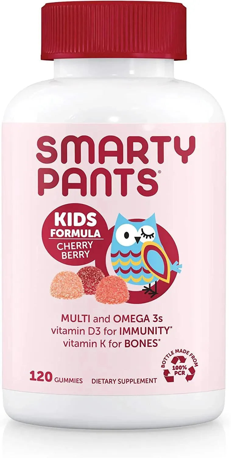 SMARTYPANTS - SmartyPants Kids Formula Daily Vitamins Cherry Berry 120 Gomitas - The Red Vitamin MX - Suplementos Alimenticios - {{ shop.shopifyCountryName }}
