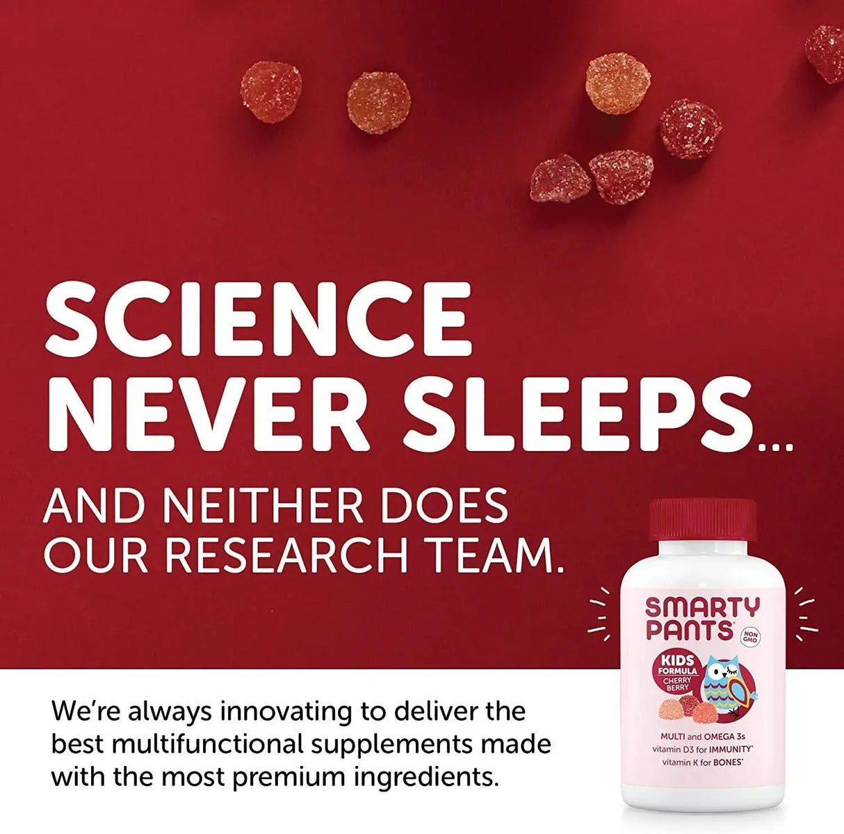 SMARTYPANTS - SmartyPants Kids Formula Daily Vitamins Cherry Berry 120 Gomitas - The Red Vitamin MX - Suplementos Alimenticios - {{ shop.shopifyCountryName }}