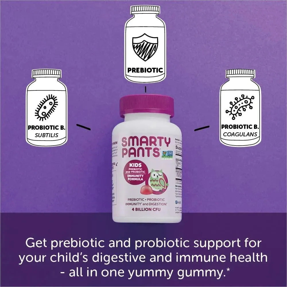 SMARTYPANTS - SmartyPants Kids Probiotic Immunity Gummies Grape 60 Gomitas - The Red Vitamin MX - Suplementos Alimenticios - {{ shop.shopifyCountryName }}