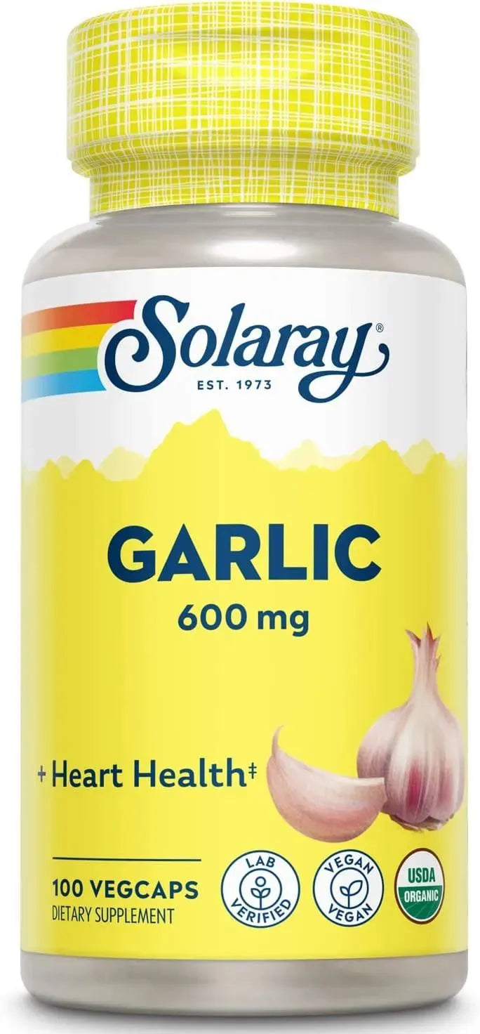 SOLARAY - Solaray Garlic 600Mg. 100 Capsulas - The Red Vitamin MX - Suplementos Alimenticios - {{ shop.shopifyCountryName }}